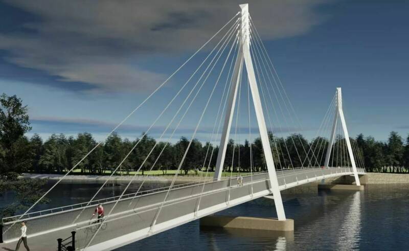 Lagan Pedestrian and Cycle Bridge