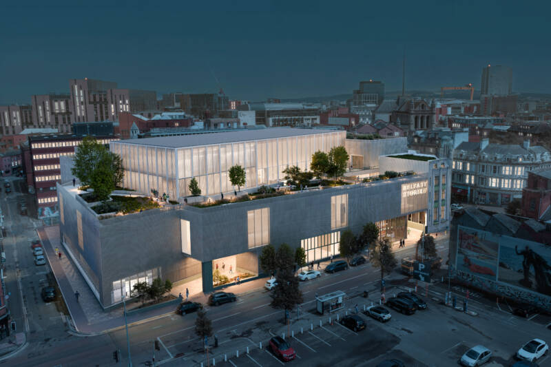 How Belfast Stories could look as seen over North Street